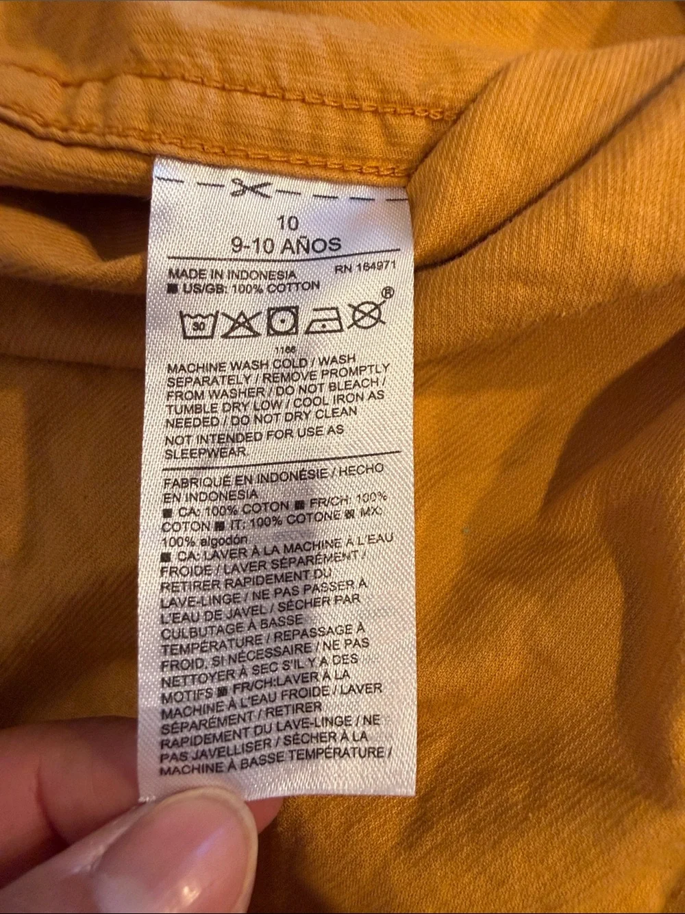 Janie and Jack Boys Long-Sleeve Button-Down Shirt Mustard ribbed collared 10